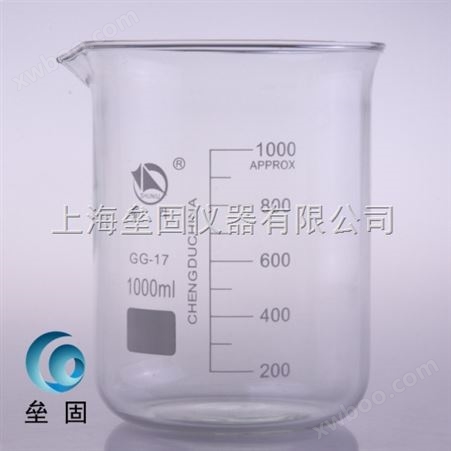蜀牛 1000ml 低型烧杯 1101优质加厚 玻璃烧杯
