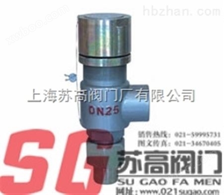 上海苏高A21H/W/F型弹簧微启式外螺纹安全阀