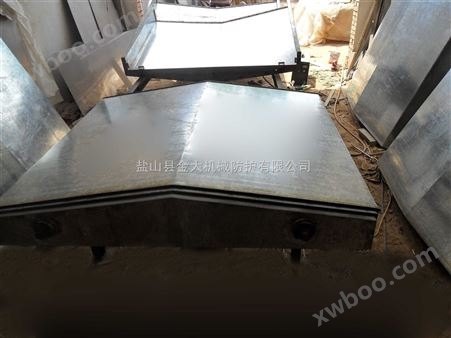 龙门铣床导轨保护钢板防护罩